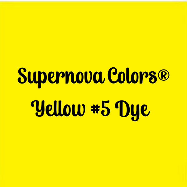 Supernova Colors Yellow #5 Dye